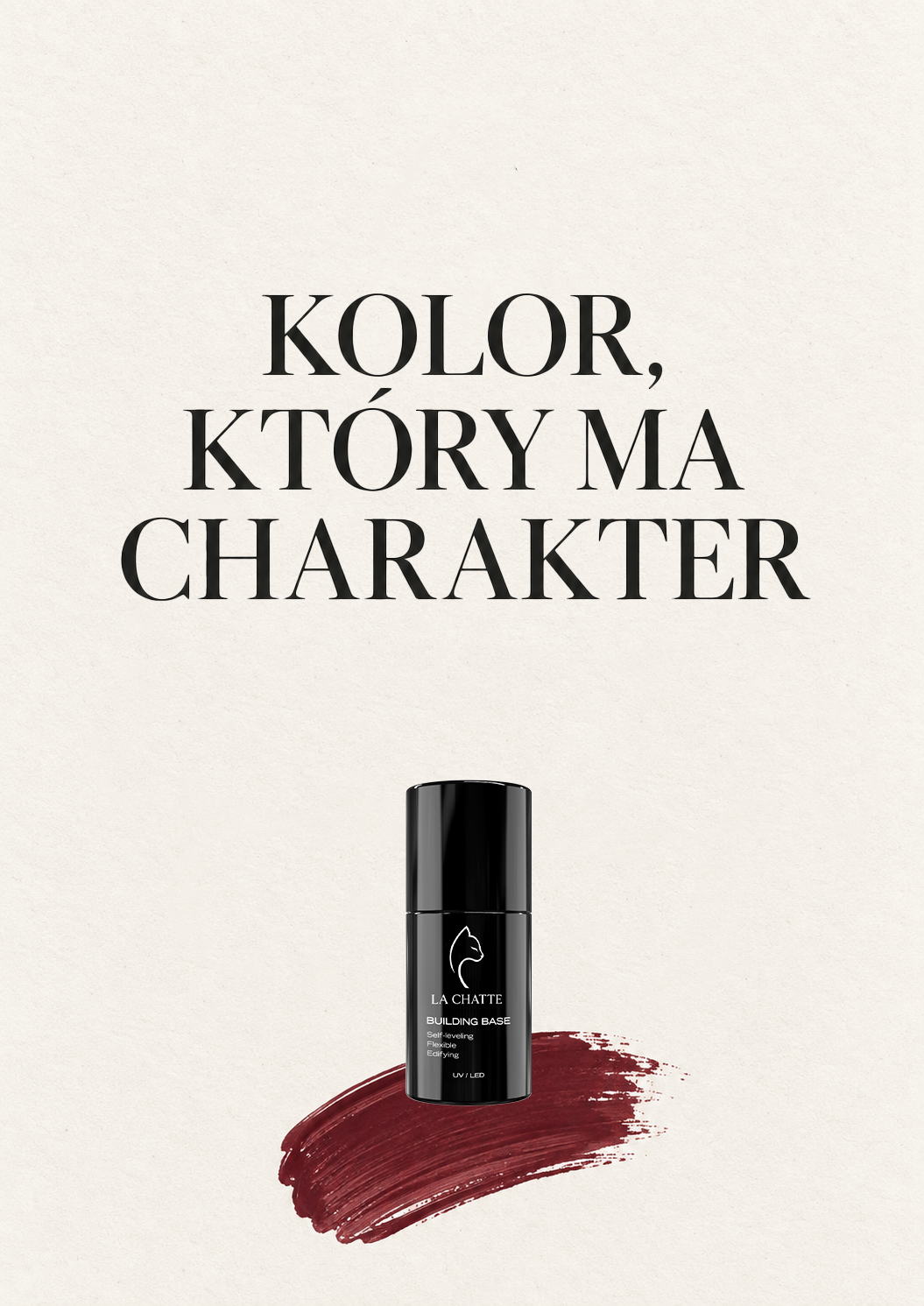 Materiał promocyjny La Chatte z hasłem Kolor, który ma charakter