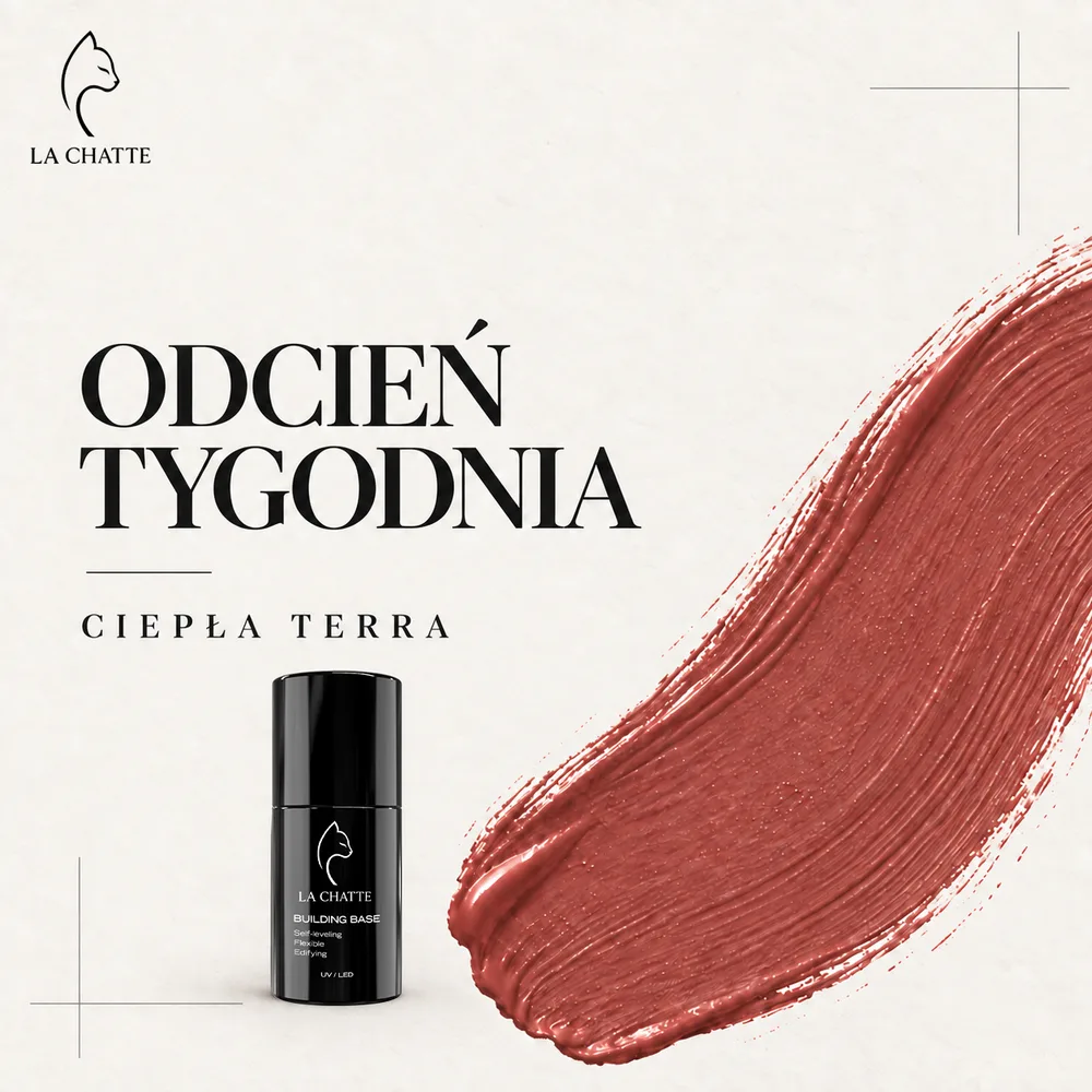 Grafika promująca odcień tygodnia marki La Chatte